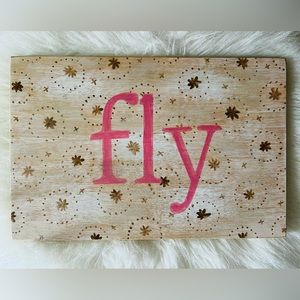 Pottery Barn Painted Wooden Decor